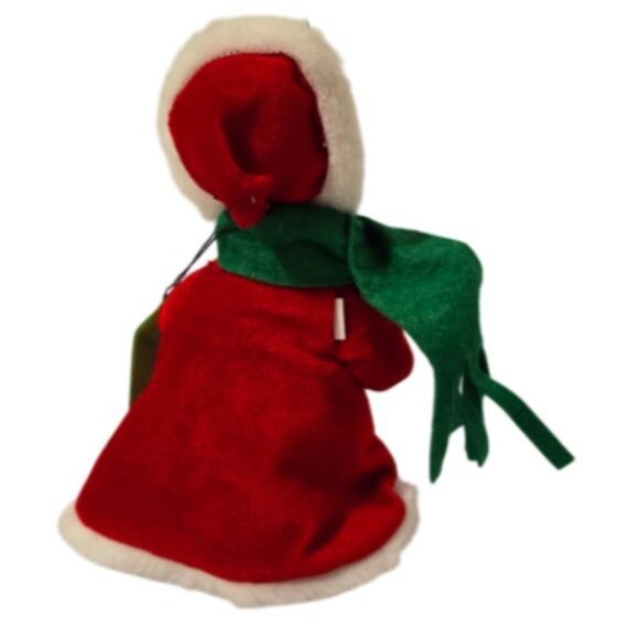 Annalee Dolls Mobilitee 1963 Vintage Mrs Claus Eyes Closed with  Muff - NWT - Picture 2 of 9